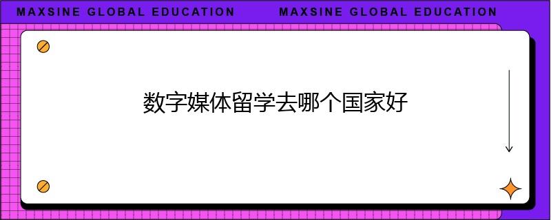 數(shù)字媒體留學(xué)去哪個(gè)國(guó)家好